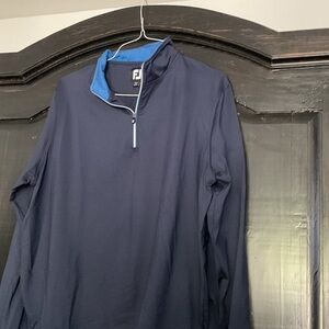 FootJoy Men's Dark Blue Lightweight Wind Shirt